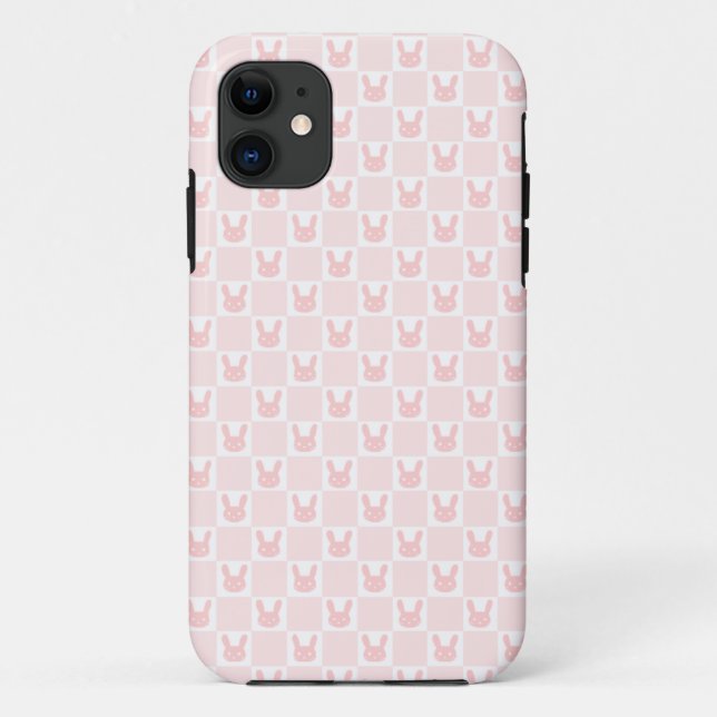 Coque iphone rose de lapin (Dos)