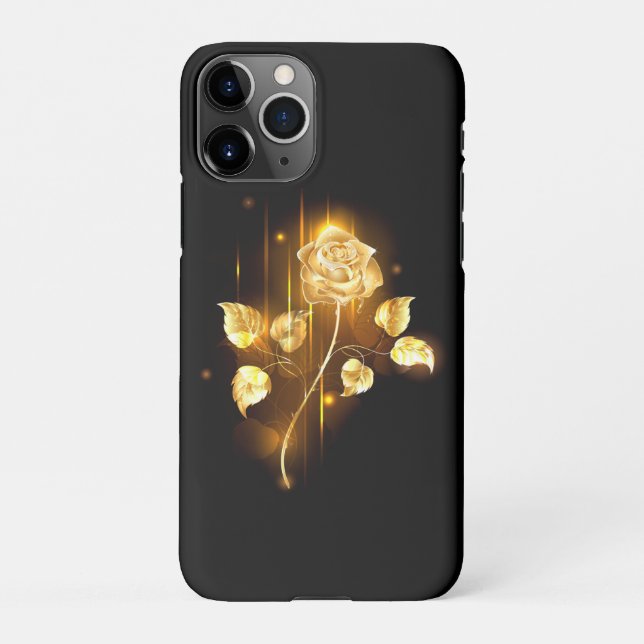 Coque iPhone Rose d'or ( rose d'or ) (Dos)