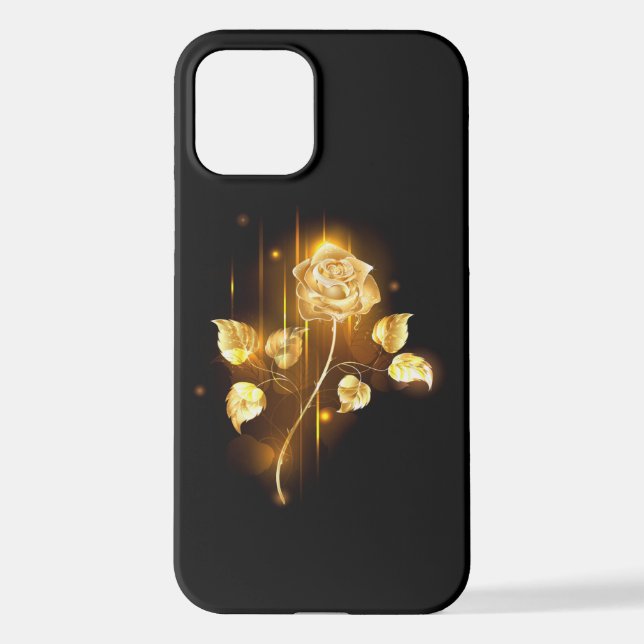 Coque iPhone Rose d'or ( rose d'or ) (Verso)