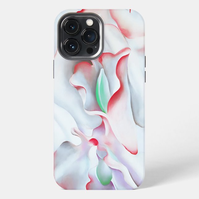 Coque iPhone Rose doux - Georgia O'Keefe (Verso)