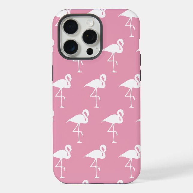 Coque iPhone Rose flamant (Verso)