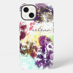 Etui iPhone 13 Rose Floral Botanique Monogrammé Artistique Rose V