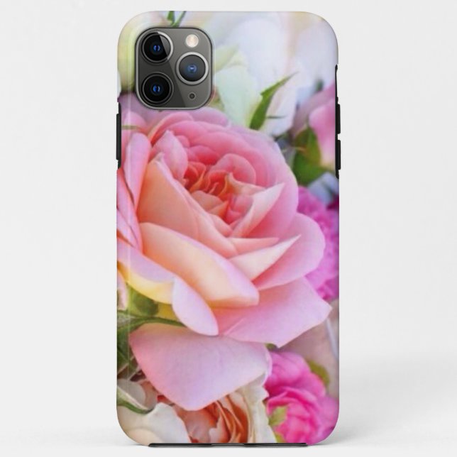 Coque iphone rose intemporel (Dos)