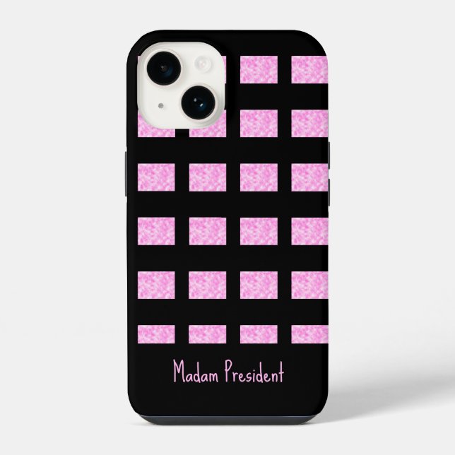 Coque iPhone Rose Pâle et Nuage Blanc (Verso)
