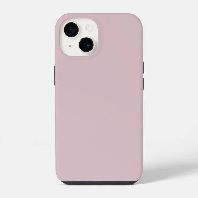 Coque iPhone Rose pastel uni  (Verso)