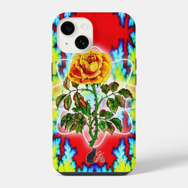 Coque iPhone Rose Rad Rad (Verso)