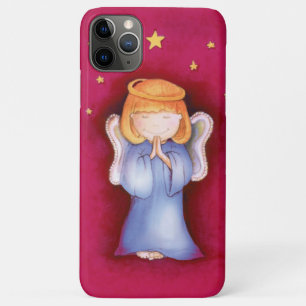 Coque iphone rose rouge de fille mignonne d'ange