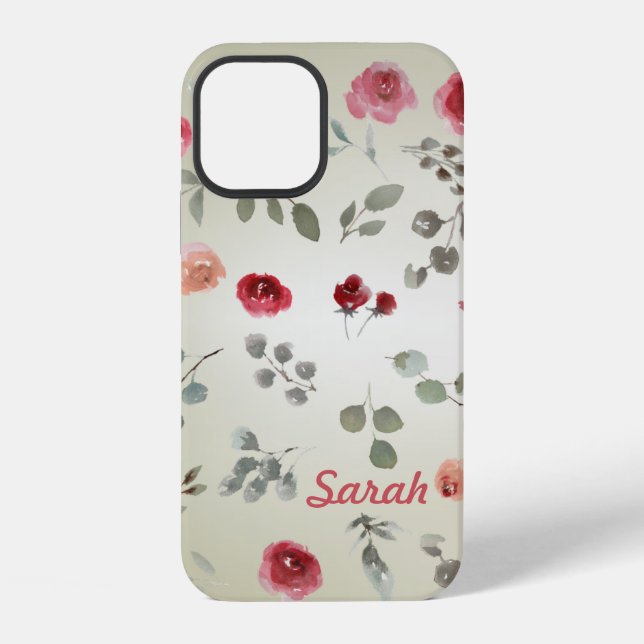 Coque iPhone Rose tendance cool (Verso)