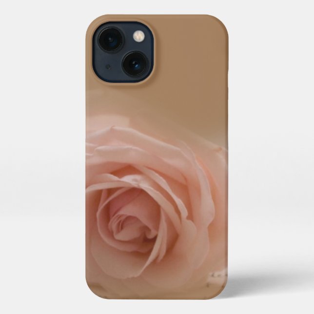 Coque iPhone Rose vierge iPhone 13 Slim Fit Coque, brillant (Verso)