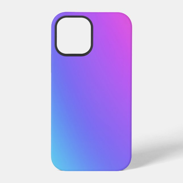 Coque iPhone Rose, Violet, Bleu (Verso)