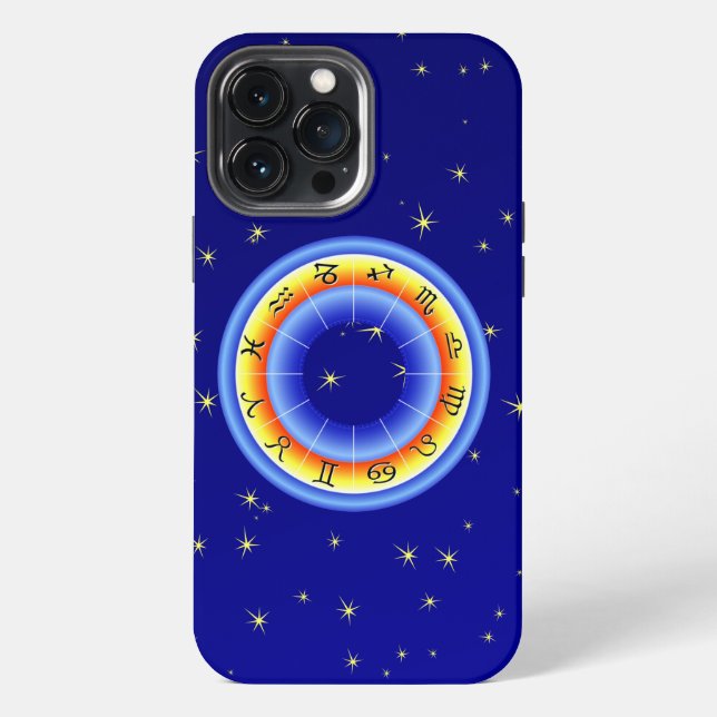 Coque iPhone Roue du zodiaque (Verso)