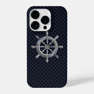 Coque Pour iPhone 14 Plus Roue nautique Chrome sur l'impression de fibre de