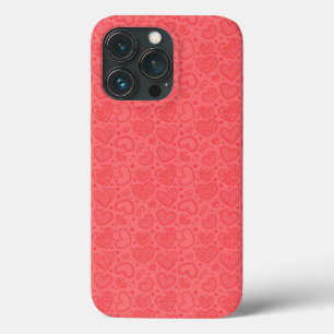 Coque iphone rouge avec coeur