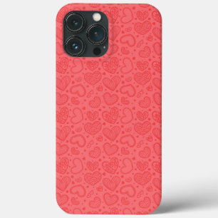Coque iphone rouge avec coeur