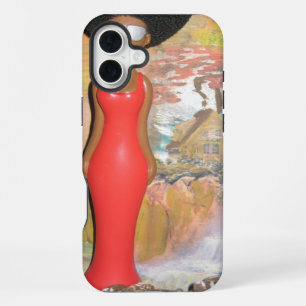 Coque iPhone 16 Plus Rouge d'été vintage.png
