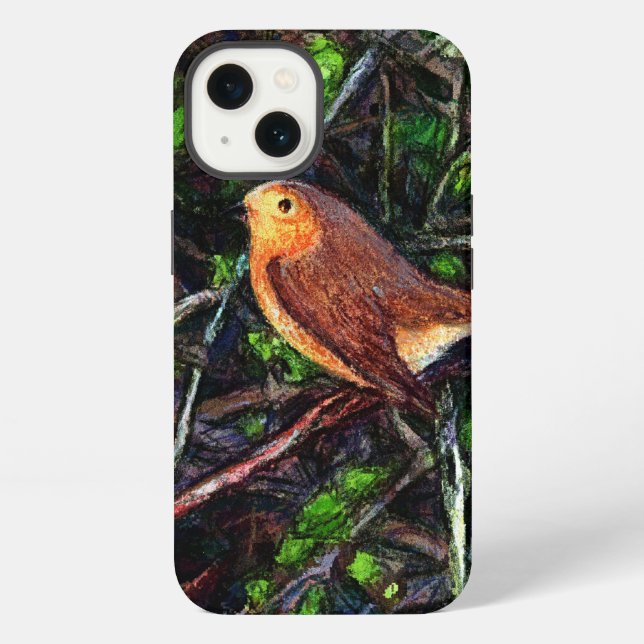 Coque iPhone Rouge-gorge tweet tweet  (Verso)