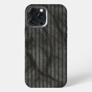 Etui iPhone 13 Pro Max Roughes bandes grises sur dessin abstrait taché t
