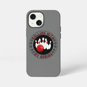 Etui iPhone 13 Mini Rouler avec mes potes Cadeaux pour les quilleurs d