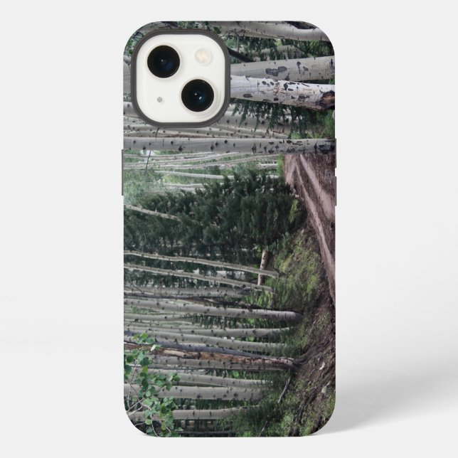 Coque iPhone Route À Travers Les coques iphone Des Birches (Verso)