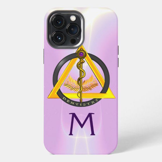 COQUE iPhone ROUTE DU MONOGRAMME DENTISTE ASCLEPIUS (Verso)
