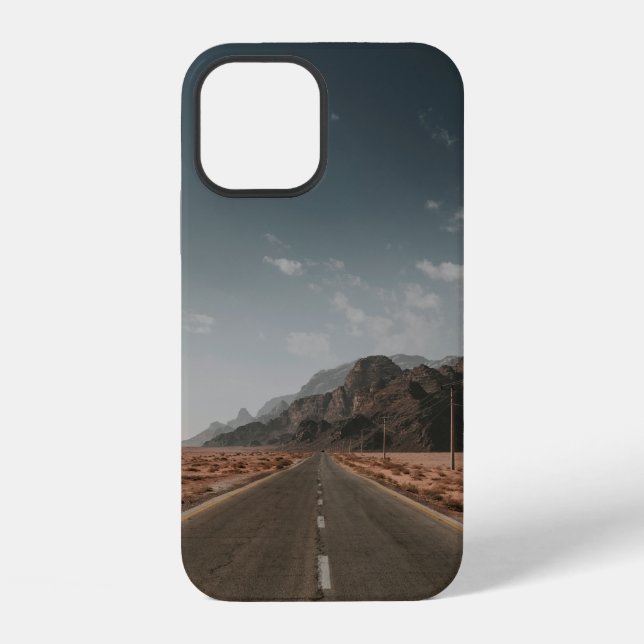COQUE iPhone ROUTE EN ASPHALTE GRIS (Verso)