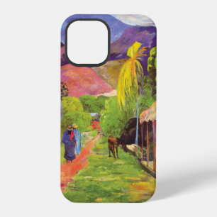 Coque iPhone 12 Pro Route Paul Gauguin à Tahiti Vintage Beaux-Arts