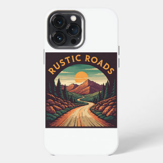 Etui iPhone 13 Pro Max Routes rustiques