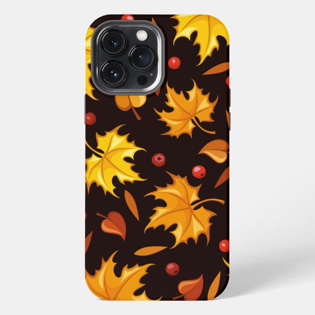 Coque iPhone Rowan Berries Fall Leaves iPhone 13 Case Case-Mate (Verso)