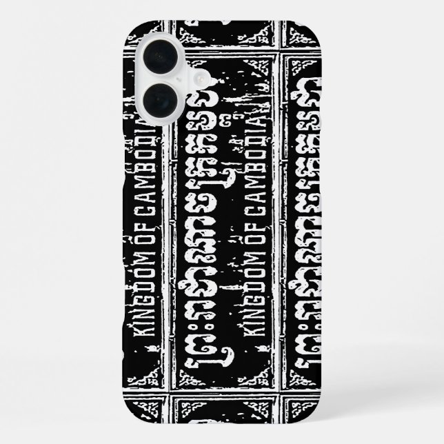 Coque iPhone Royaume du Cambodge (Verso)