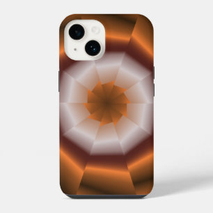Coque Pour iPhone 14 Ruban de cuivre en fleurs