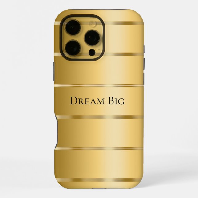 Coque iPhone Ruban Glam Gold  (Verso)