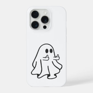 Coque iPhone 15 Pro Rude Ghost – Funny Offensive Halloween iPhone Case