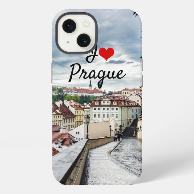 Coque iPhone Rue du centre de Prague (Verso)