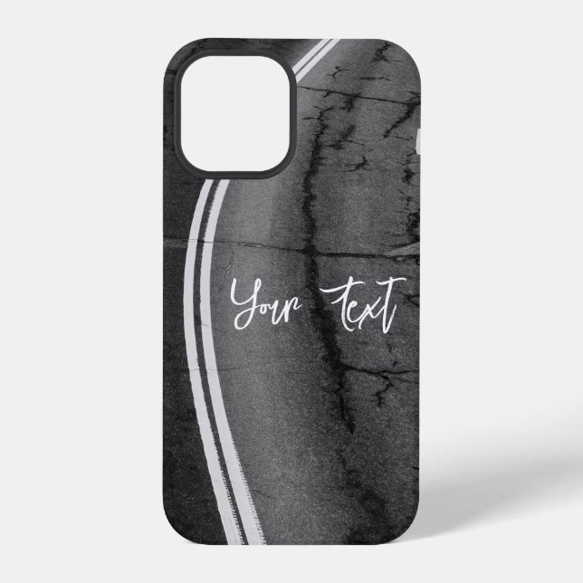 Coque iPhone Rue - Pavé sombre (Verso)