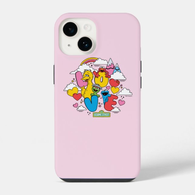Coque iPhone Rue Sésame | Amour (Verso)
