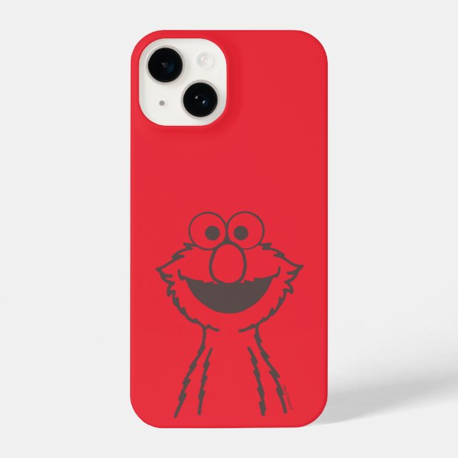 Coque iPhone Rue Sésame | Elmo Bright (Verso)