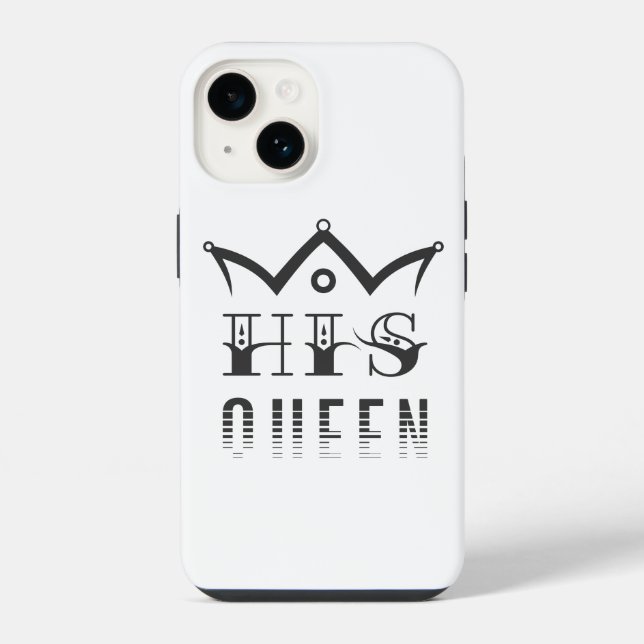 Coque iPhone Sa Reine (Verso)