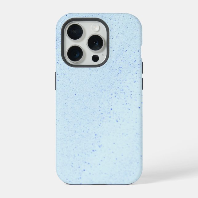 Coque iPhone Sable Bleu Clair (Verso)