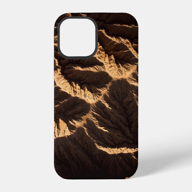 Coque iPhone Sable Brown et noir le matin (Verso)