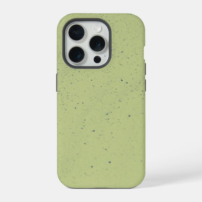 Coque iPhone Sable Vert Citron (Verso)