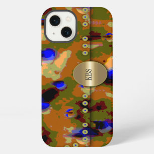 Etui iPhone 13 Sac à main camouflage