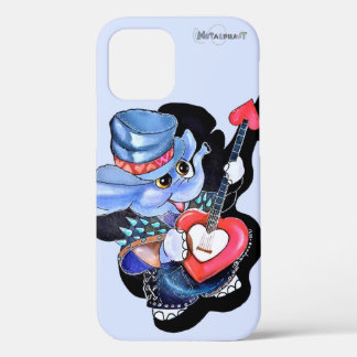 Coque iPhone 12 Sacoche téléphonique de la Guitare de Coeur de Met