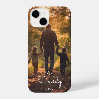 Coque Pour iPhone 14 Sacoche téléphonique personnalisée Best Papa Fête 