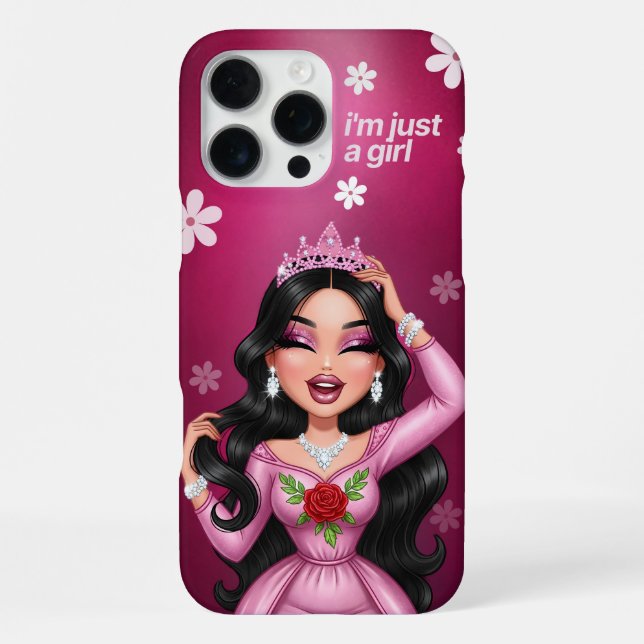 Coque iPhone Sacoche téléphonique Princess personnalisée (Verso)