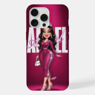 Coque iPhone 15 Pro Max Sacoche téléphonique Queen Glamor personnalisée