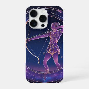 Coque iPhone 16 Pro Sagittaire céleste signe zodiaque