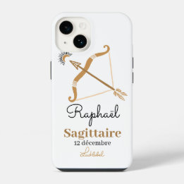 Coque Pour iPhone 14 Sagittaire - Signe du Zodiaque Étui iPhone / iPad