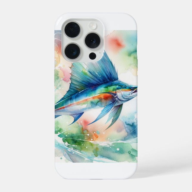 Coque iPhone Sailfish Symphony 200824AREF115 - Watercolor (Verso)