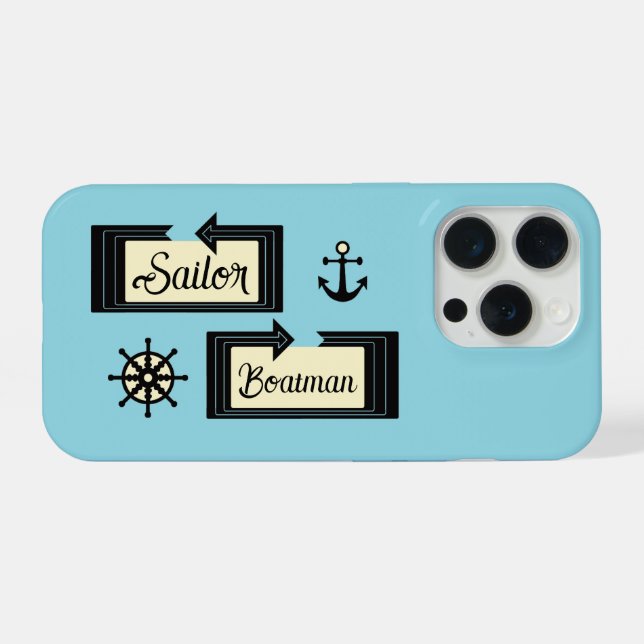 Coque iPhone Sailor (Verso Horizontal)