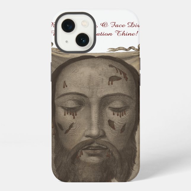 Coque iPhone Saint Face de Jésus (Verso)